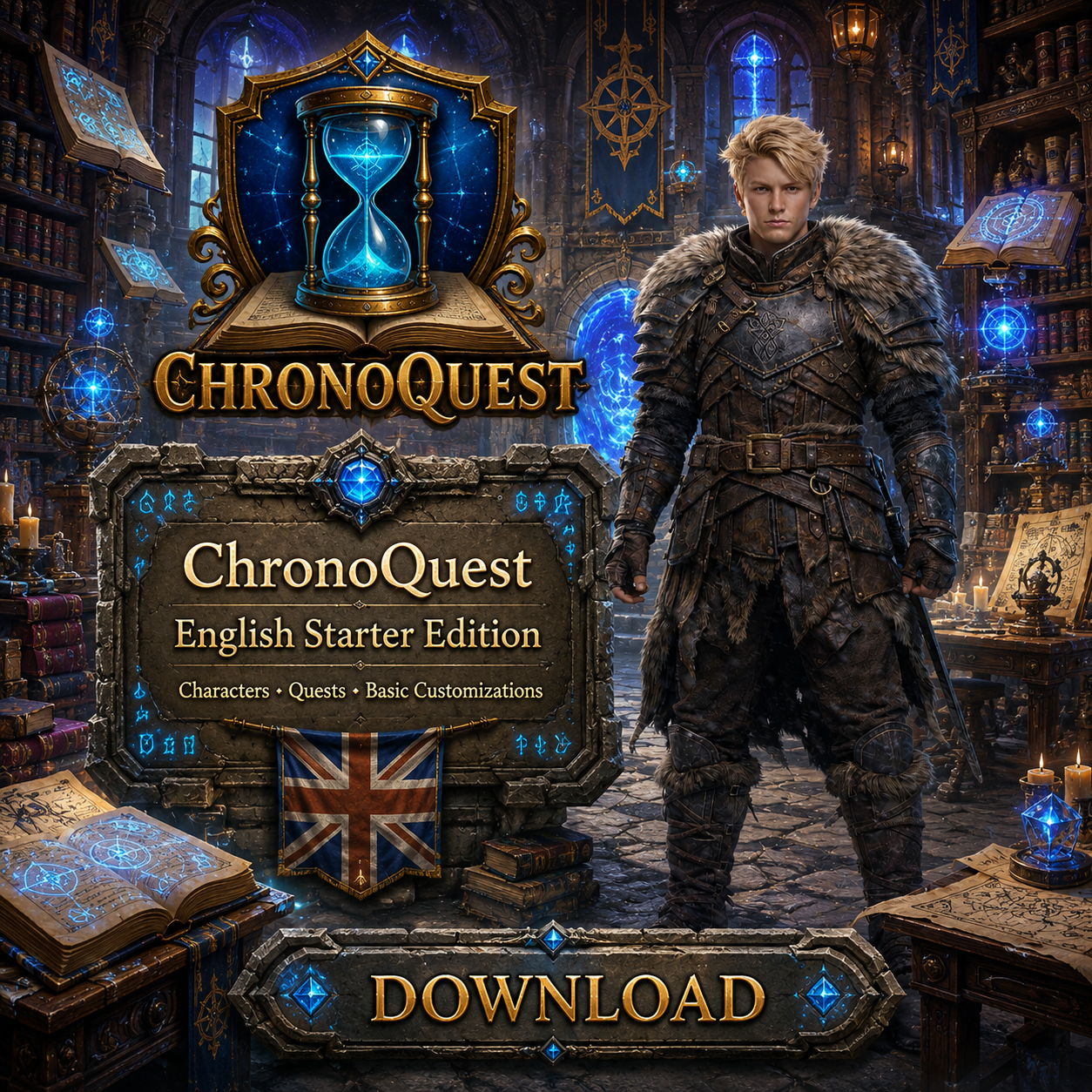 ChronoQuest with English elements