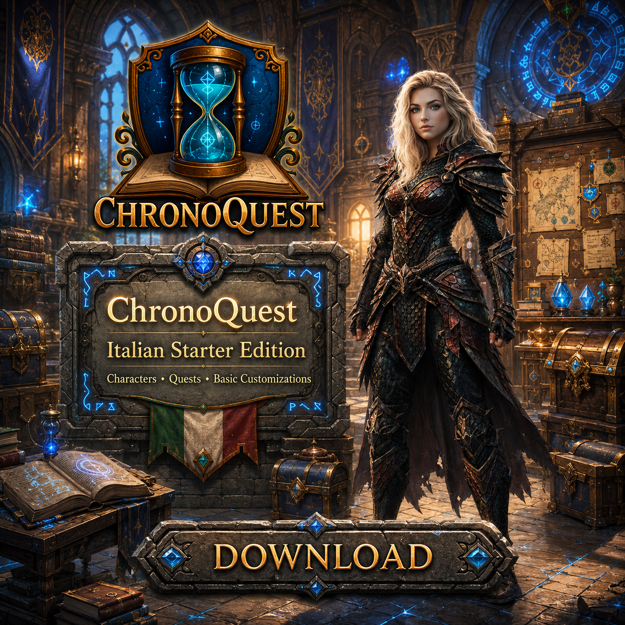 ChronoQuest with Italian elements