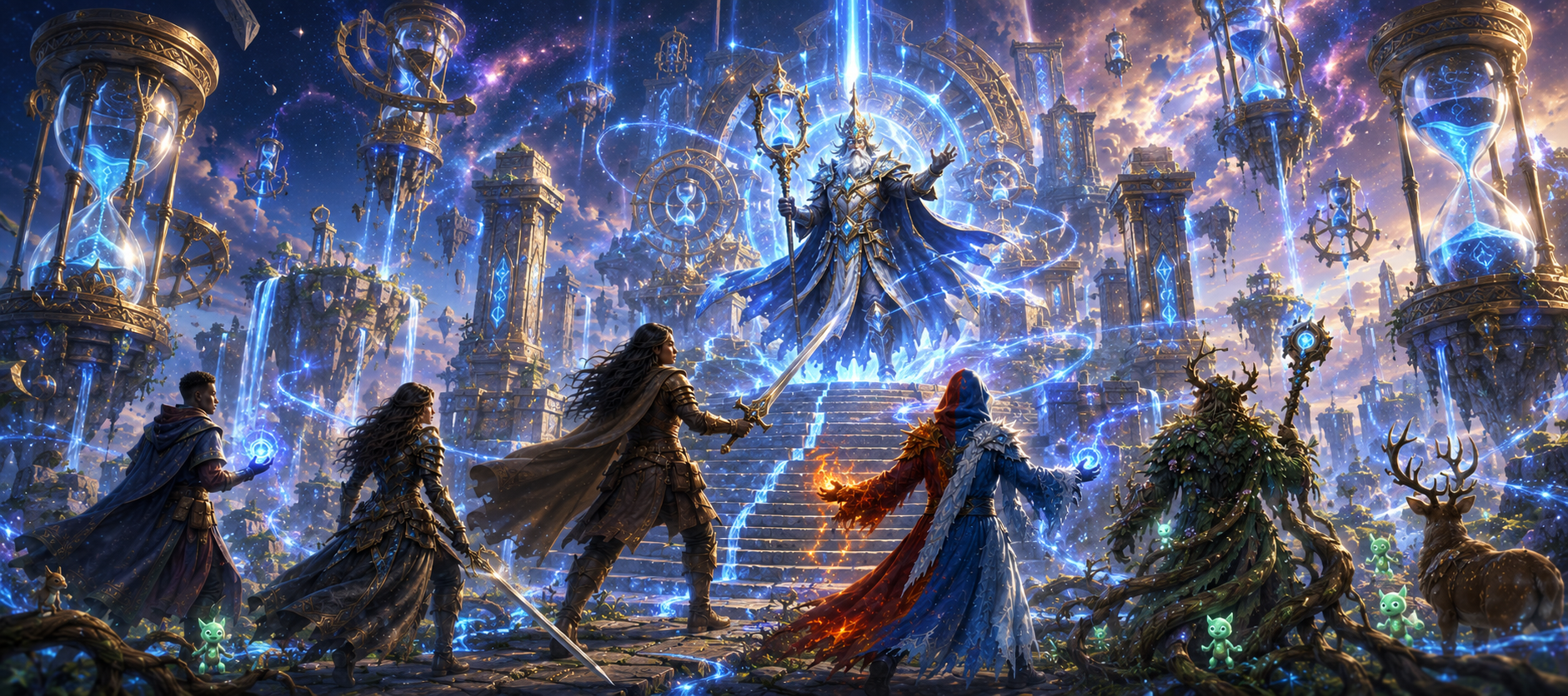 ChronoQuest fantasy banner for the features page